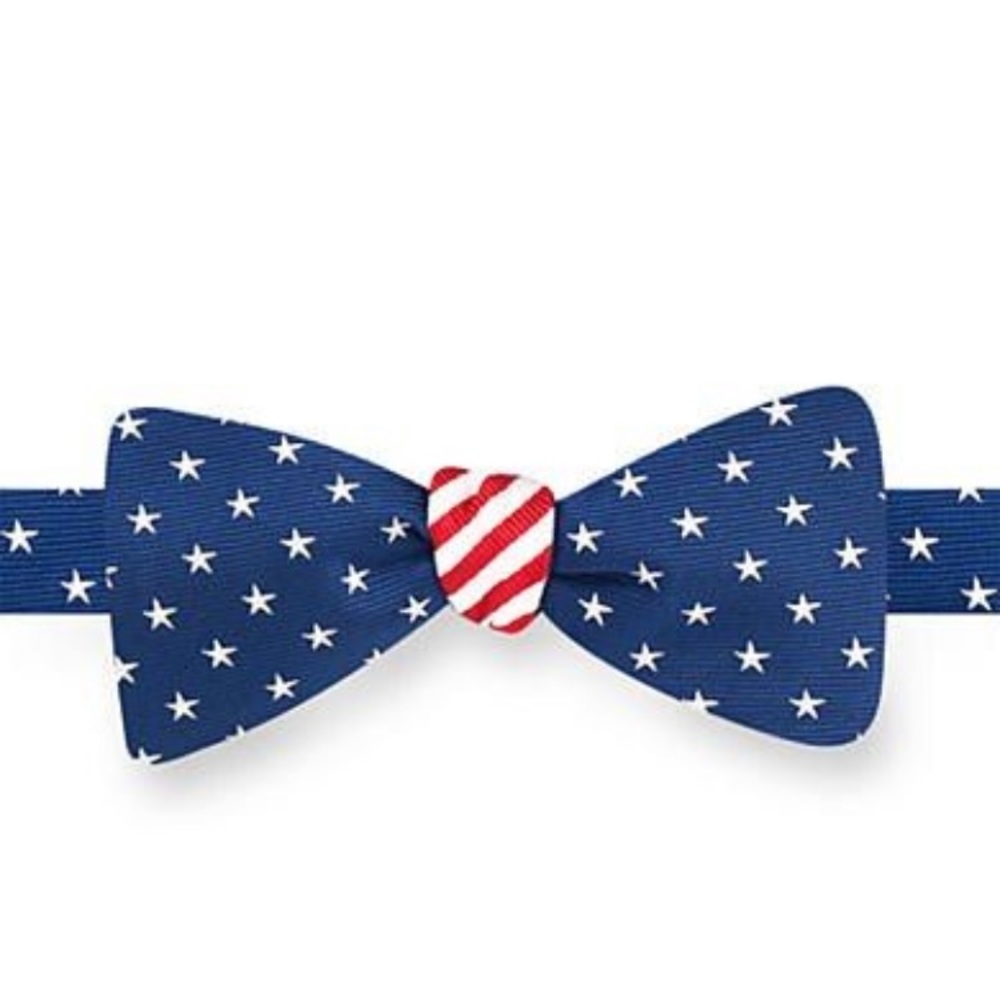 🆕 Saddlebred American Flag Reversible Bow Tie